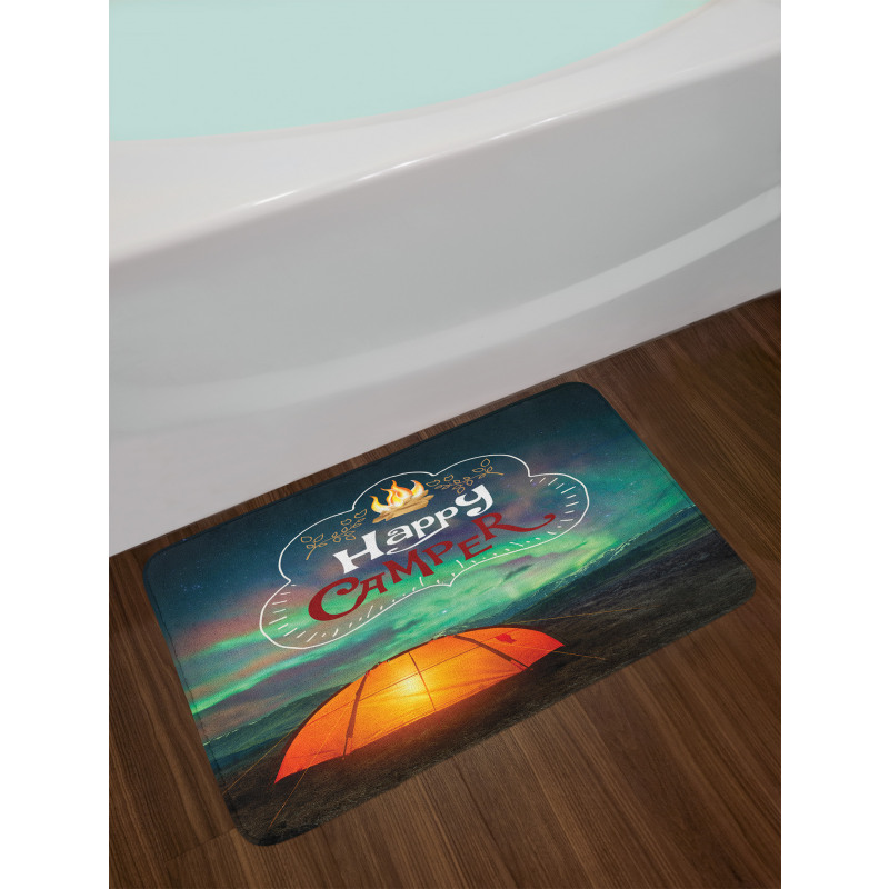 Aurora Borealis Tent Bath Mat