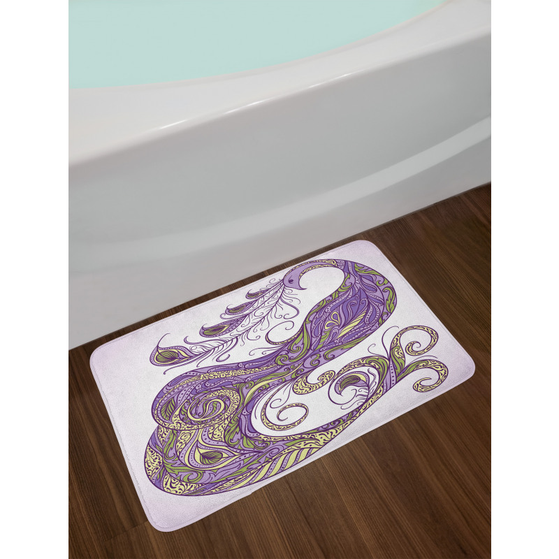 Peafowl Bath Mat