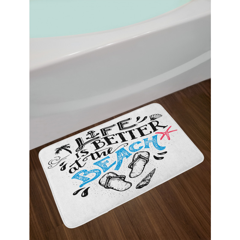 Life is Better at the Beach Bath Mat