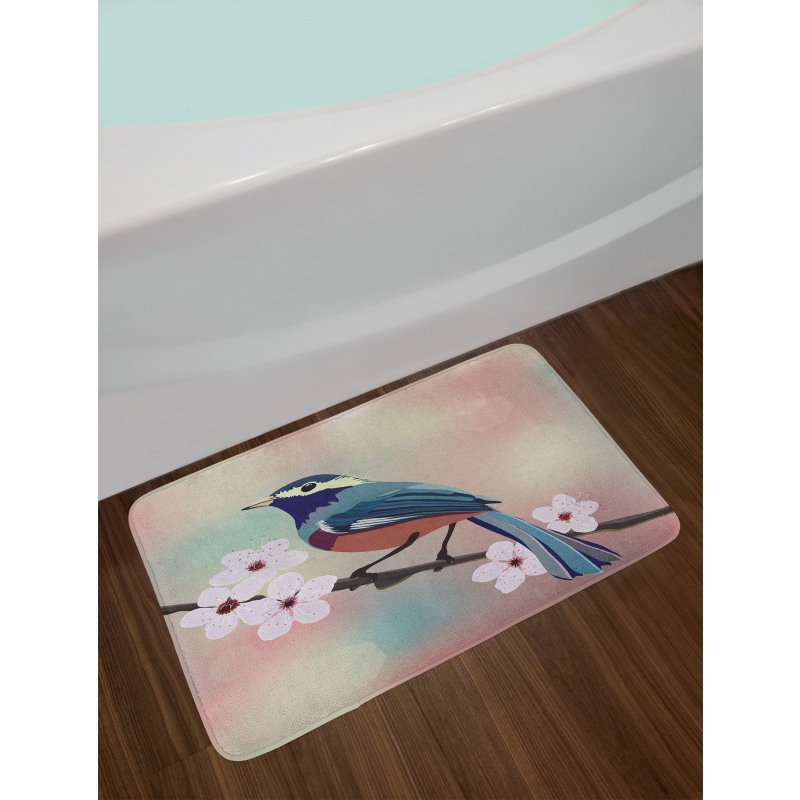 Sparrow Perching Bath Mat