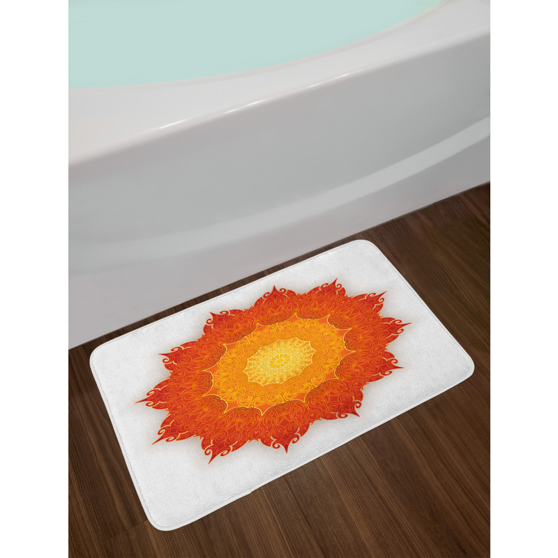 Lace Shadowy Cosmic Ornate Bath Mat