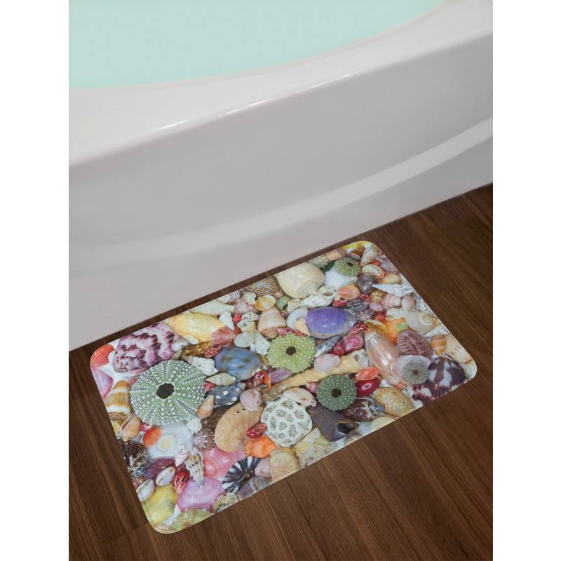 Closeup Colorful Big Little Bath Mat