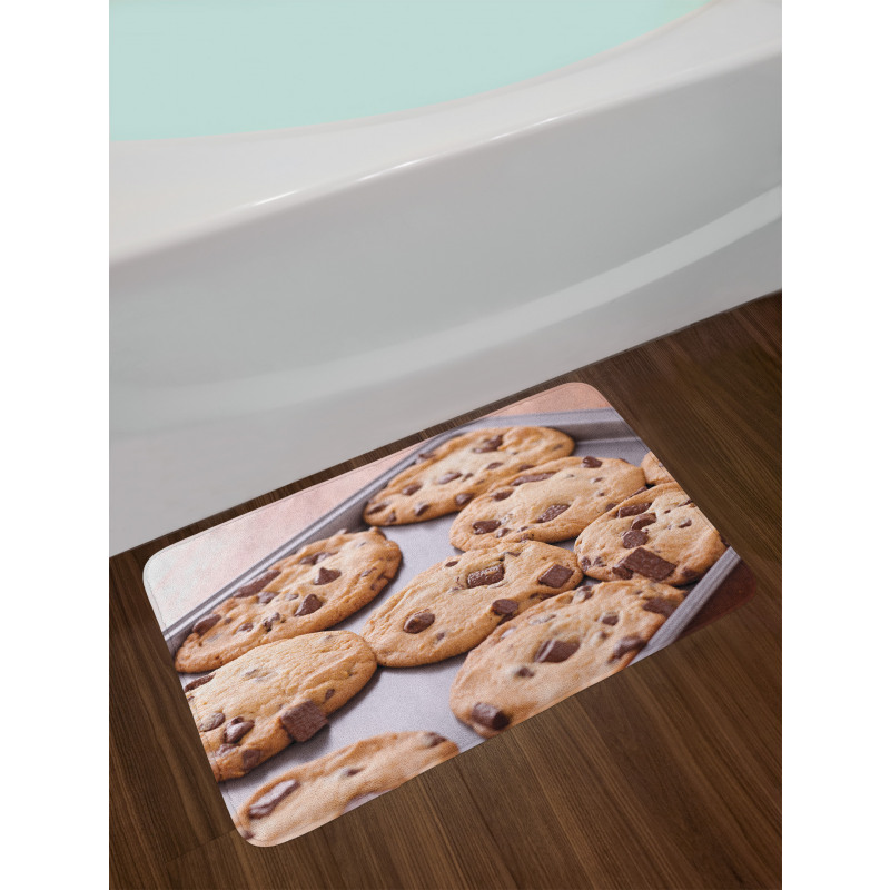 Chocolate Snacks on a Tray Bath Mat