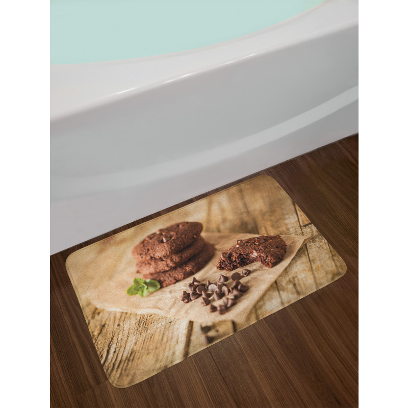 Chocolate on a Wrapping Yum Bath Mat