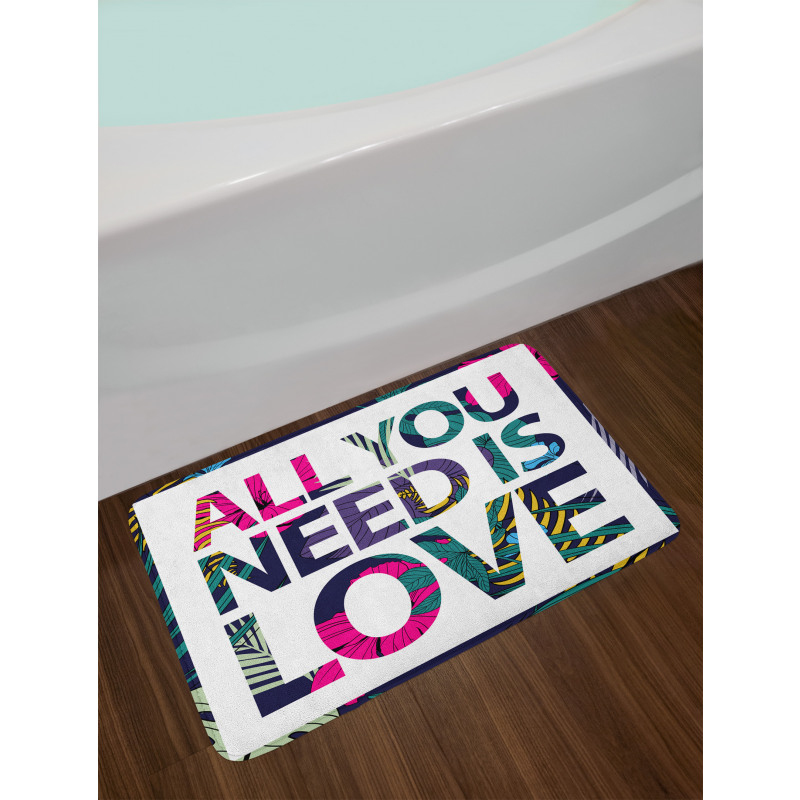 All You Need Tropical Bath Mat