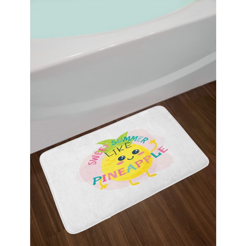 Summer with Eyes Bath Mat