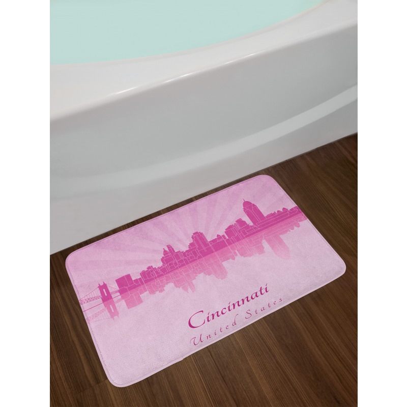 Sun Rays Travel Tourism Bath Mat