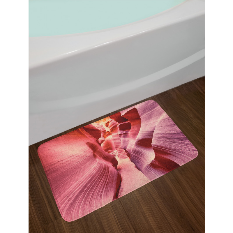 Famous Pink Antelope Canyon Bath Mat