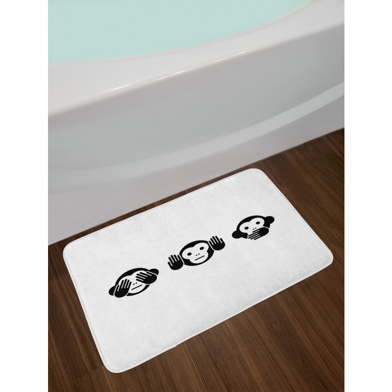 Simple Animal Graphic Bath Mat