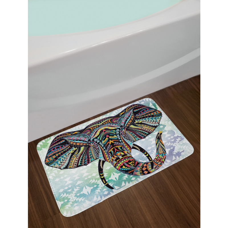 South Asian Animal Bath Mat