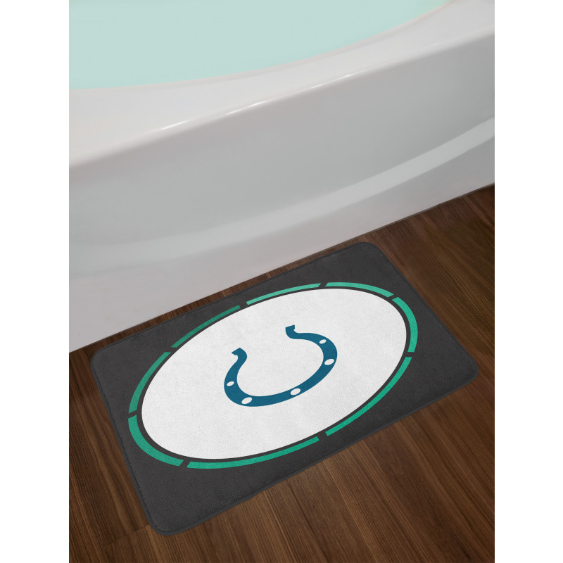 Horseshoe Wild West Luck Bath Mat