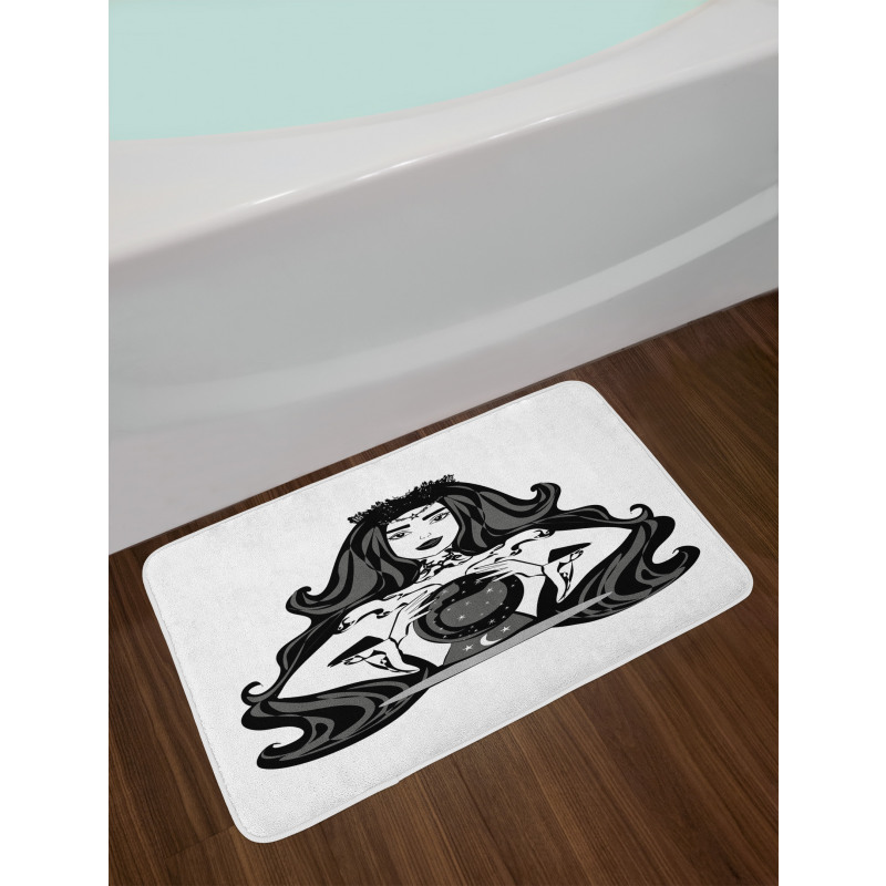 Fortune Teller Woman Magic Bath Mat