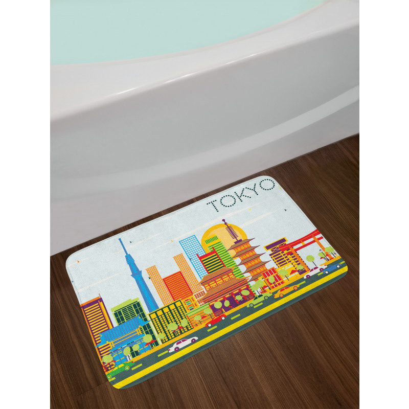 Unique Architecture Tourism Bath Mat