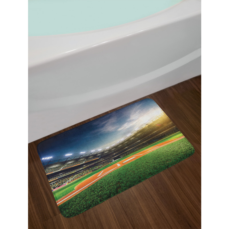 Game Thrill Stadium Photo Bath Mat