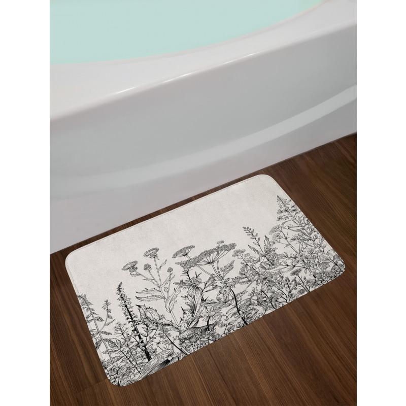 Wildflower Botanical Country Bath Mat