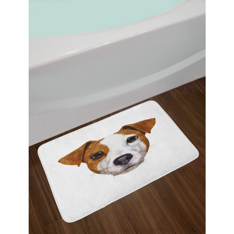 Hand Drawn Dog Animal Bath Mat