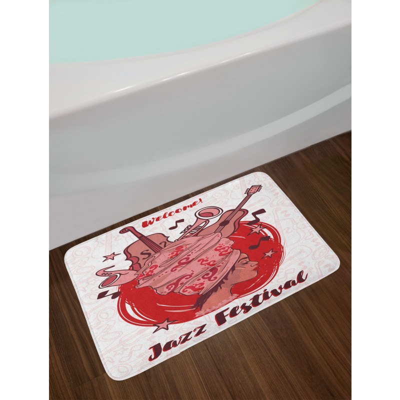 Welcome Jazz Festival Bath Mat