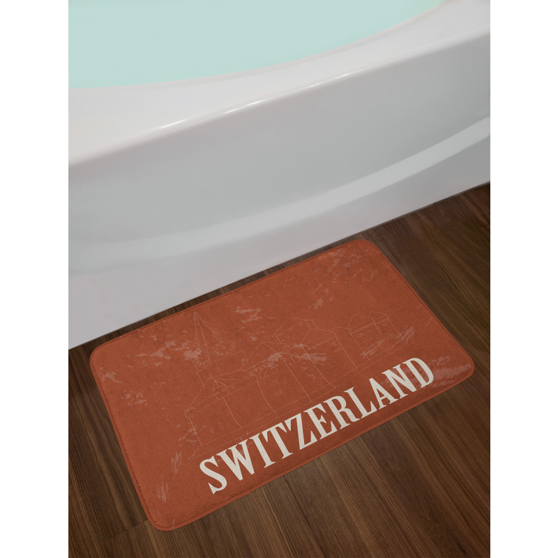 Outline Classic Design Bath Mat