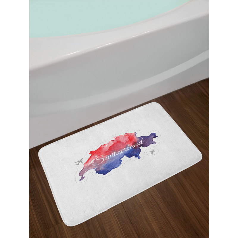 Travel Around the World Bath Mat