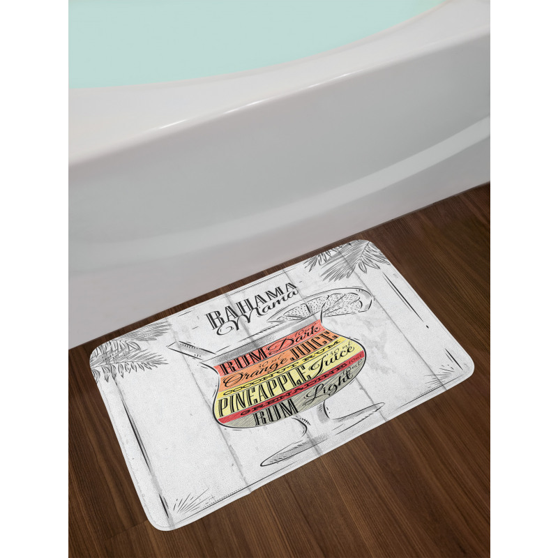 Bahama Mama Vintage Bath Mat