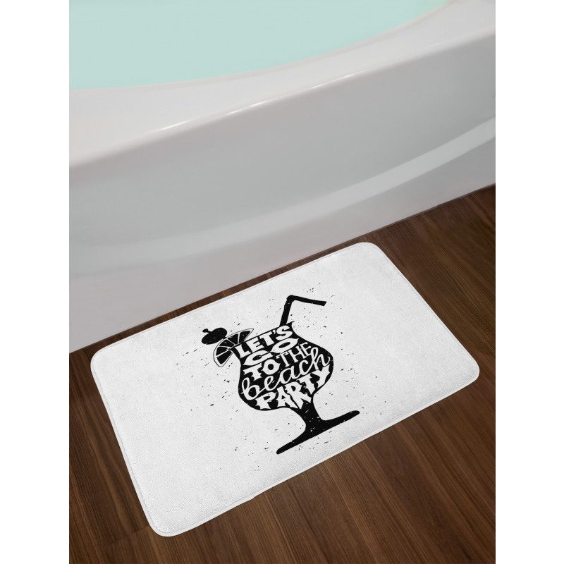 Lets Go to the Beach Bath Mat