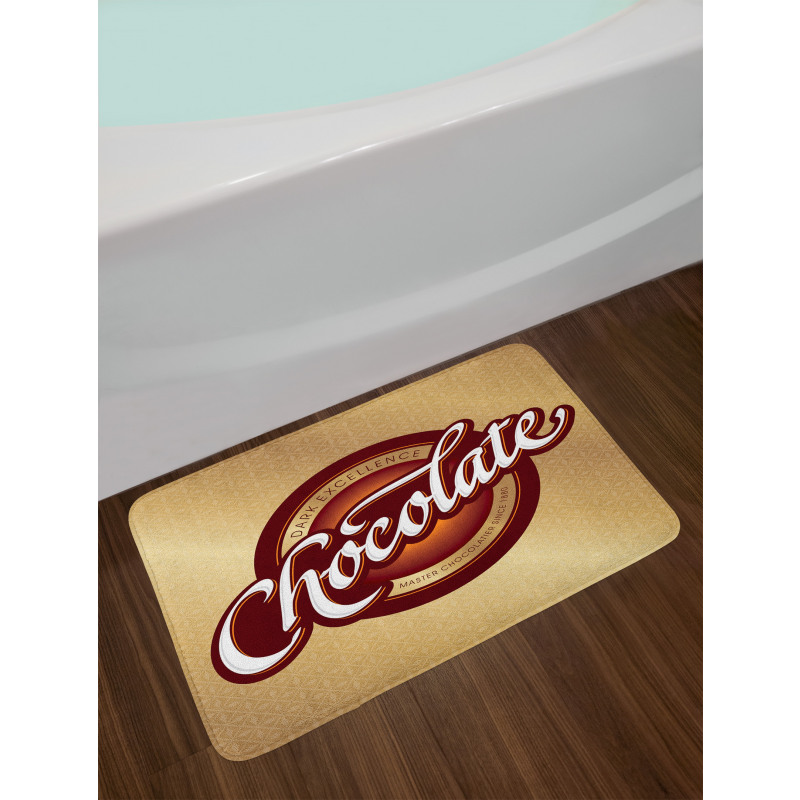 Master Chocolatier Sign Bath Mat