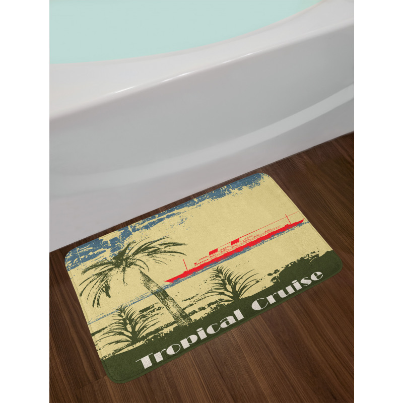 Travel Exotic Island Bath Mat