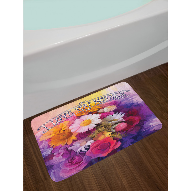 Blossoming Roses Bath Mat