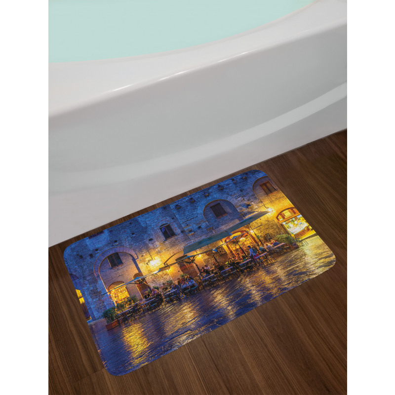 Night View Italy Bath Mat