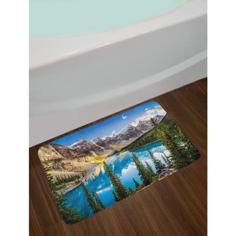 Canada Landscape Lake Photo Bath Mat