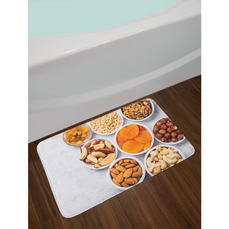 Savory Nuts and Dried Fruit Bath Mat