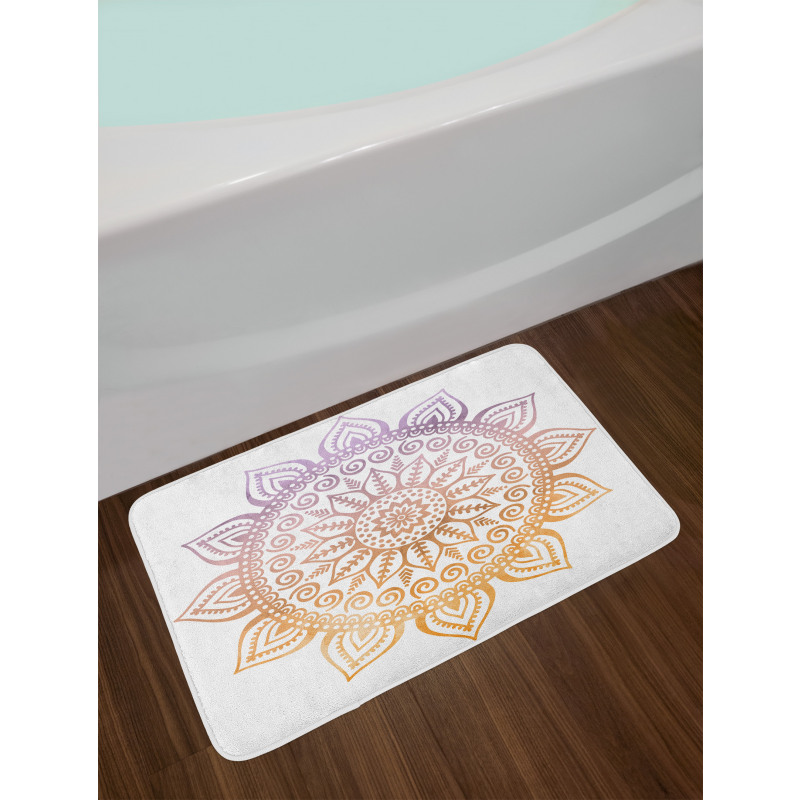 Ombre Effect Sunny Style Bath Mat