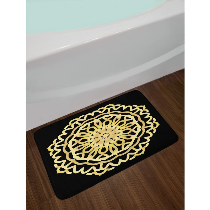 Modern Simplistic Mandala Bath Mat