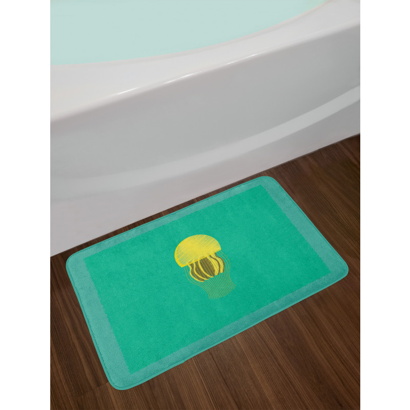 Simplistic Flat Organism Bath Mat