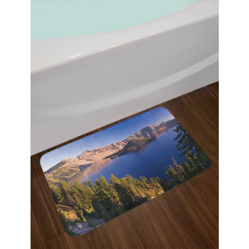 Crater Lake Volcano Bath Mat