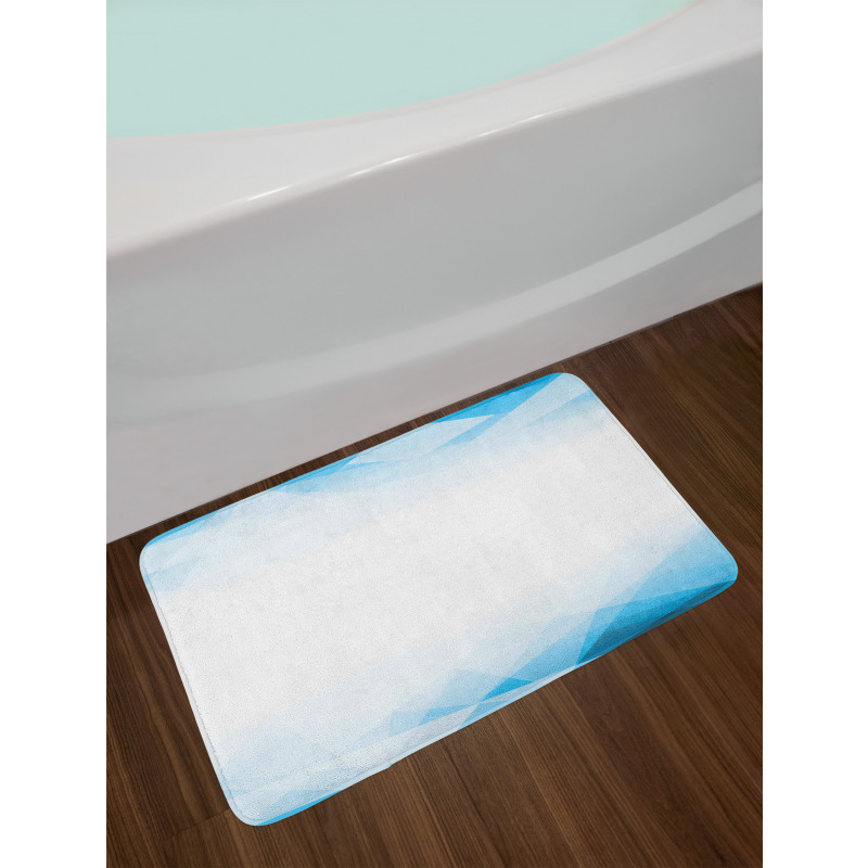 Techno Geometric Futuristic Bath Mat