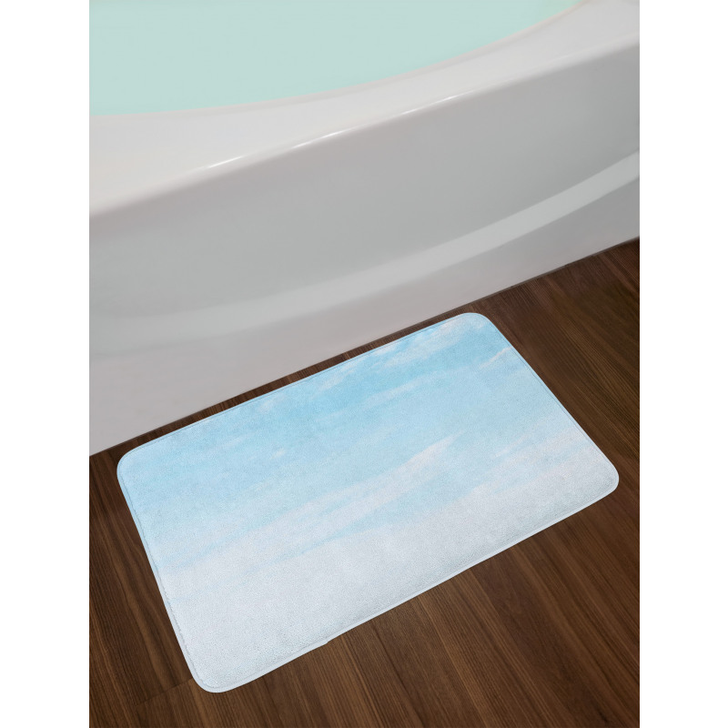 Soft Pastel Sky Clouds Bath Mat