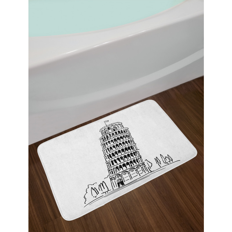 Landmark Piza Tower Europe Bath Mat