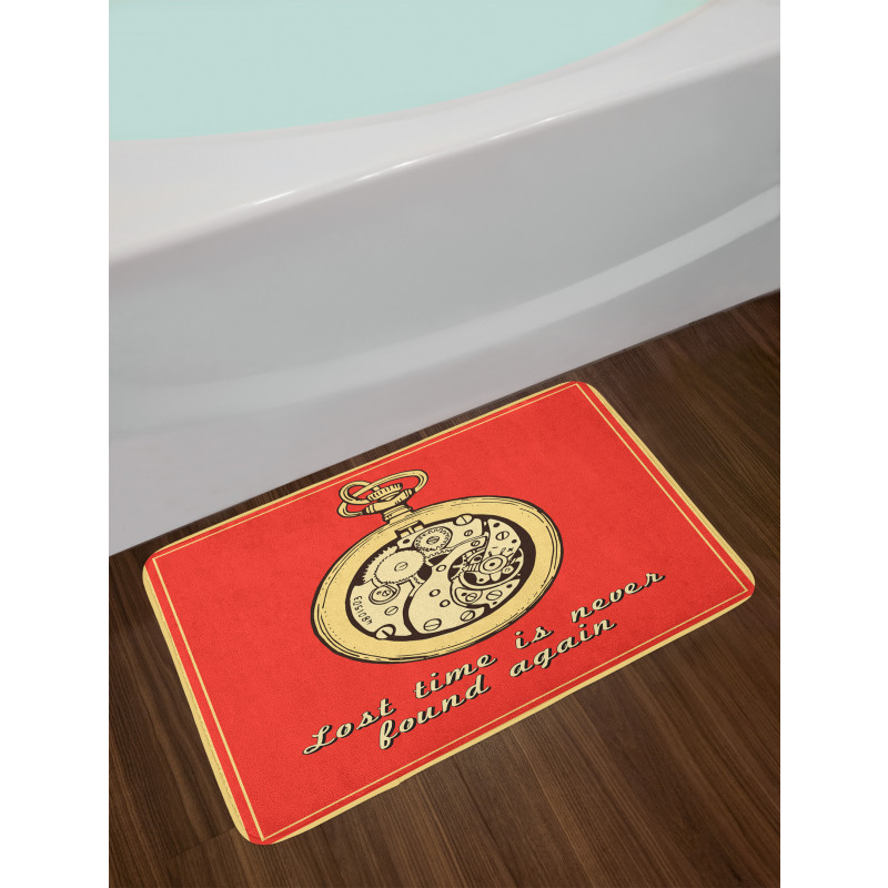 Saying About Time Vintage Bath Mat