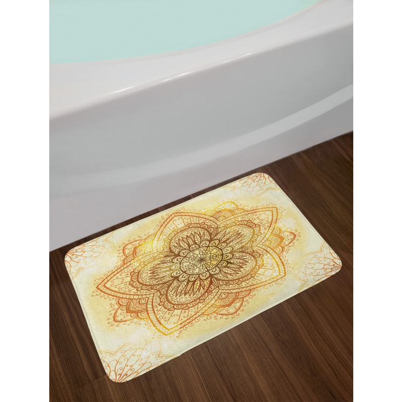 Old Mandala Bath Mat