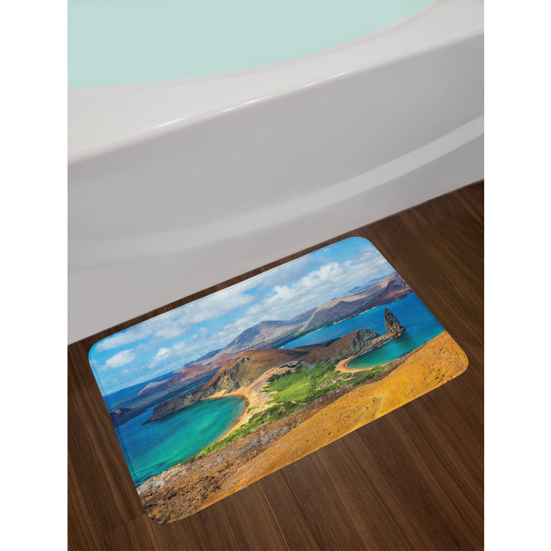 Galapagos Volcanic Scenery Bath Mat