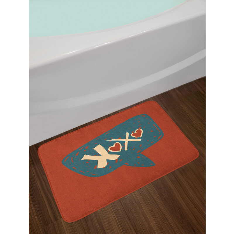 Acronym in Speech Bubble Love Bath Mat