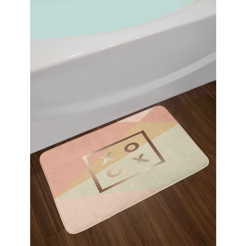 Minimalist Love Design Frame Bath Mat