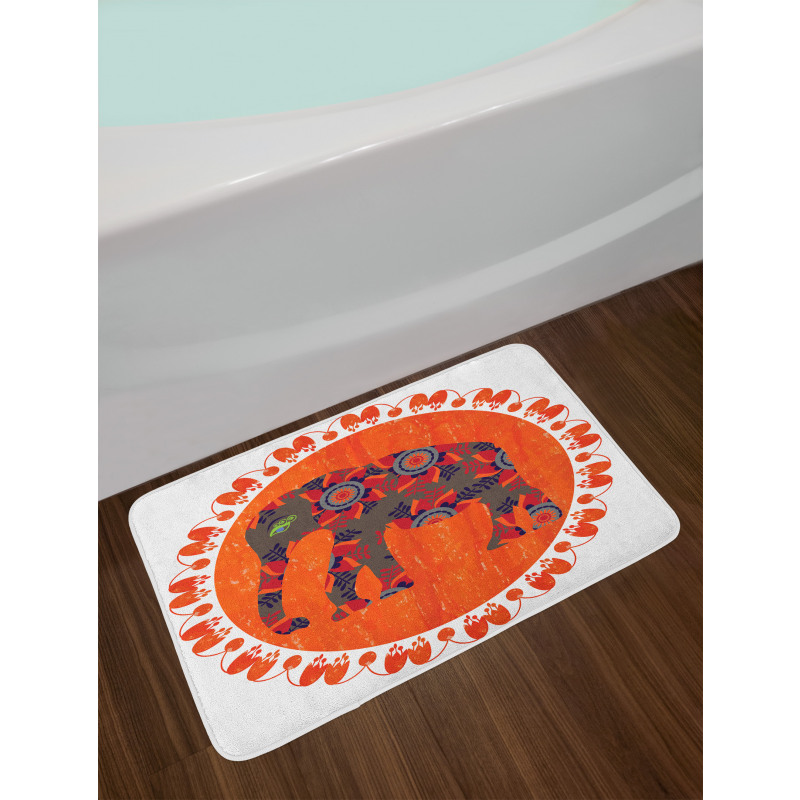 Doodle Vibrant Bath Mat