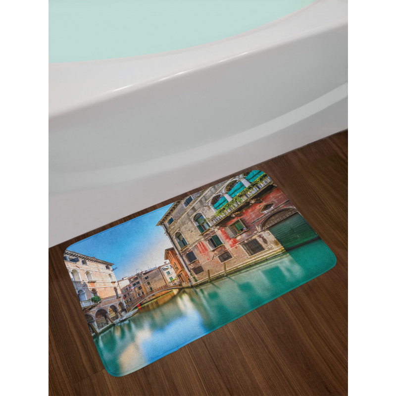 Italy City Water Canal Bath Mat