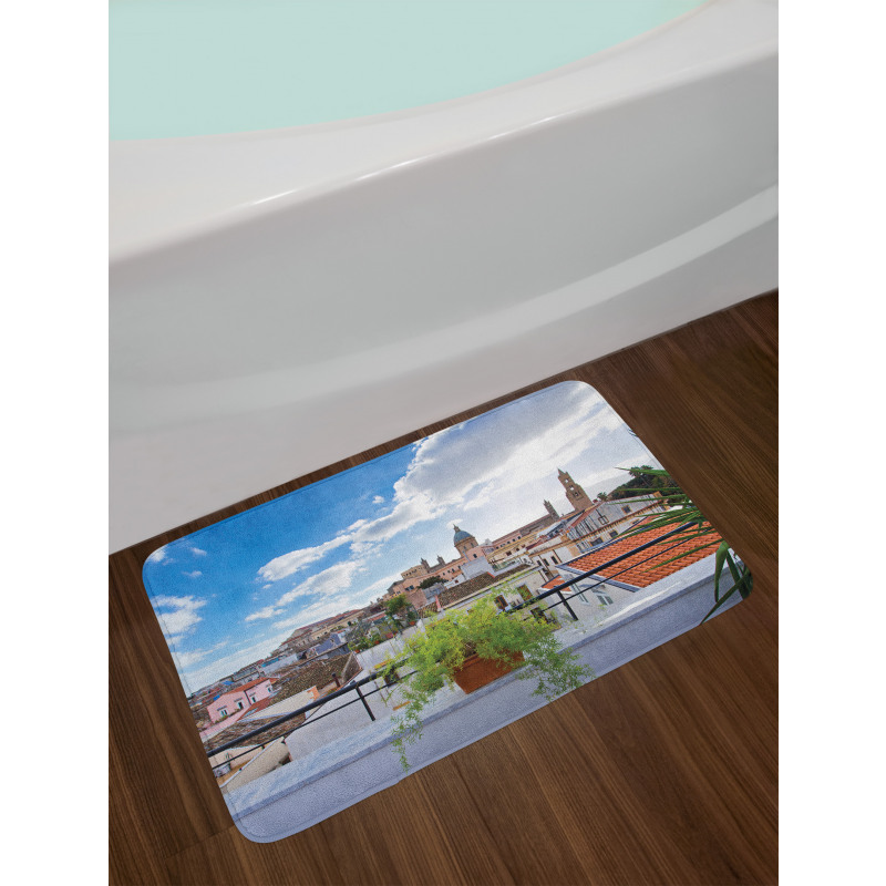 City of Palermo Panorama Bath Mat