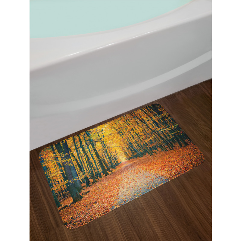 Romantic Alley Woods Bath Mat