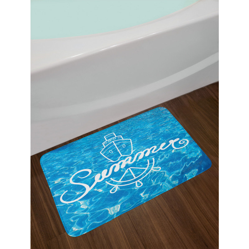 Summer Rippling Water Bath Mat