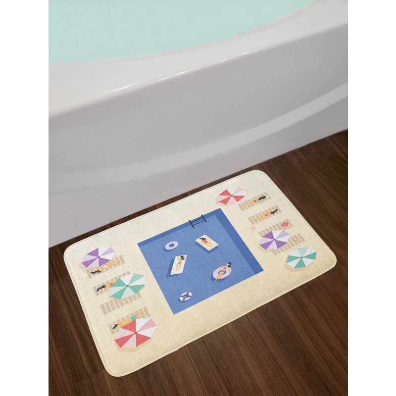 Top Poolside Sunbathing Bath Mat