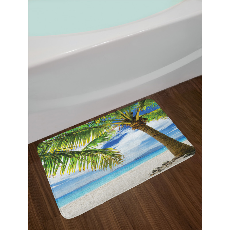 Sandy Beach Sunny Bath Mat